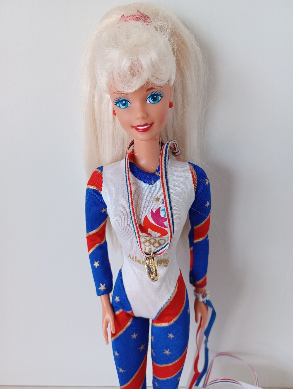 Vintage 1996 Atlanta Olympics Barbie With Bag Special Edition Toy Collectible